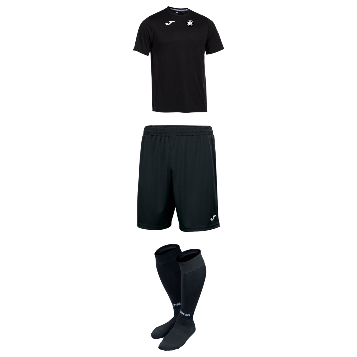 JOMA Trainingsset schwarz des BSC Preußen 07