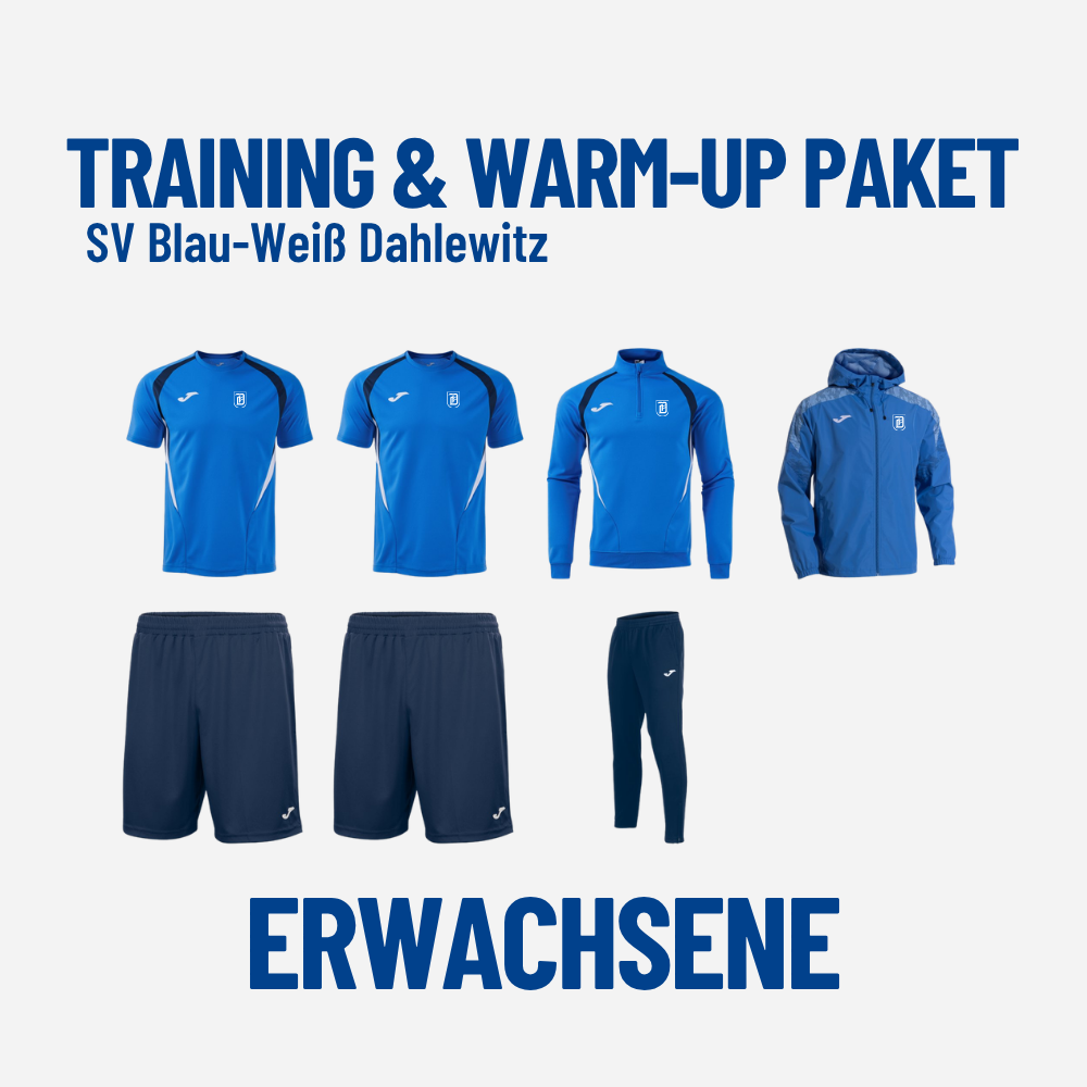 JOMA Trainings und Warm Up Paket Erwachsene des SV Blau-Weiß Dahlewitz