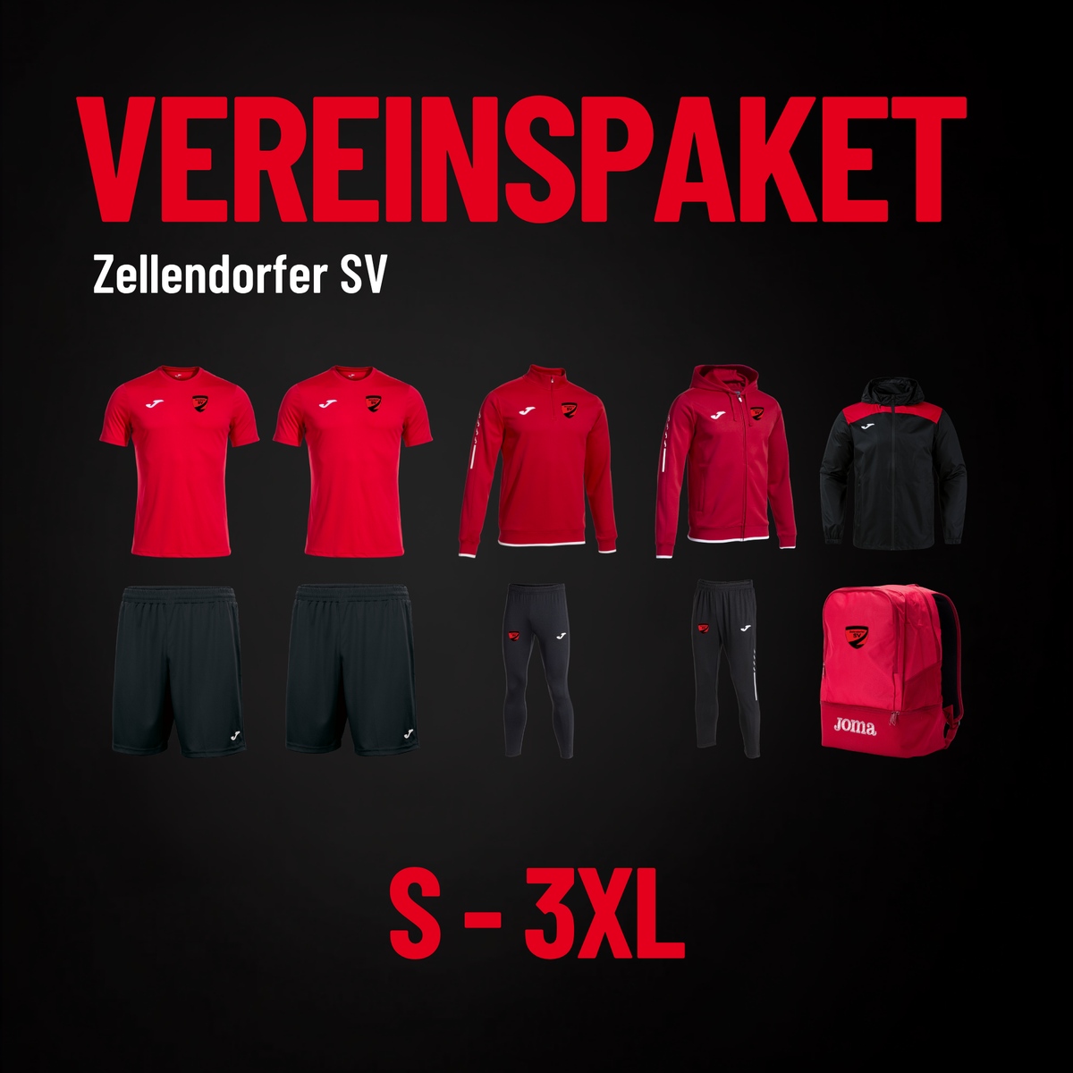 Vereinspaket des Zellendorfer SV (S-3XL)
