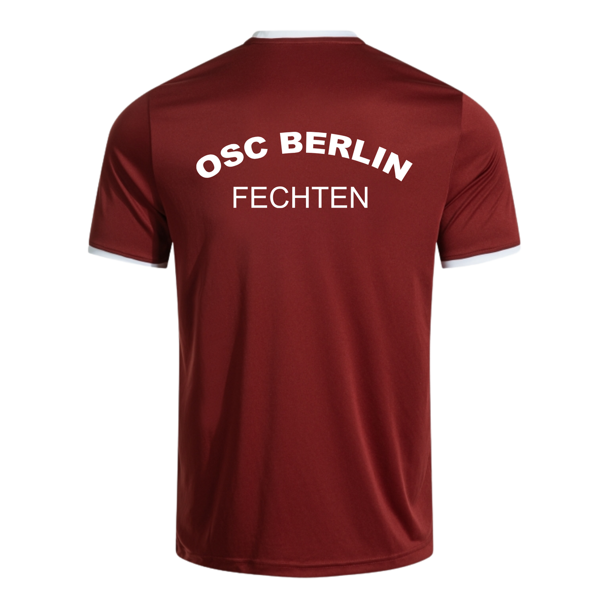 JOMA Combi Premium Kurzarmshirt weinrot des OSC Berlin Fechten